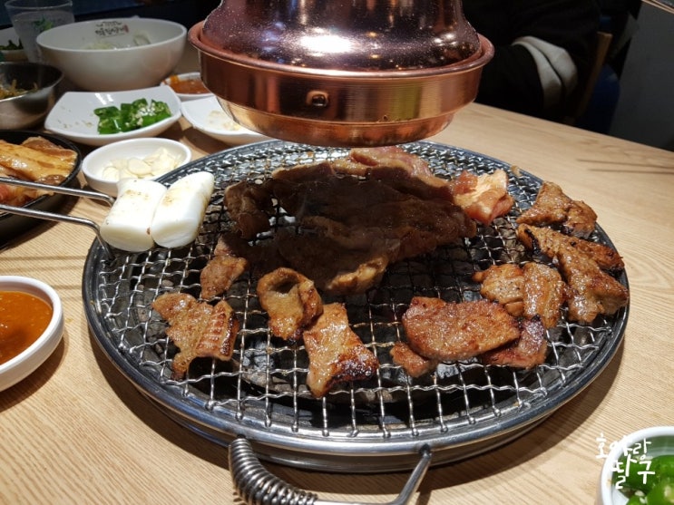  돼지갈비 무한리필 고깃집 배곧 명륜진사갈비 후기