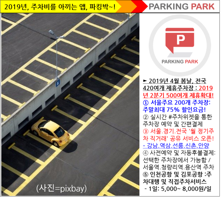 [5월 6일, 대체공휴일 주말요금으로 주차장 이용]