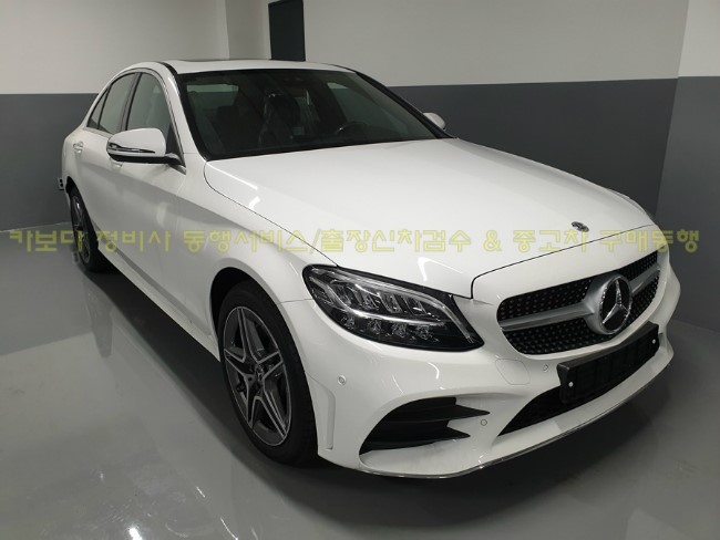  카보다-2019 벤츠 C클래스 C220D 4Matic amg라인 신차인수전 벤츠전시장 정비사 출장신차검수 후기