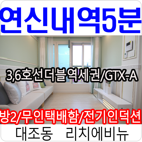  대조동신축빌라 리치에비뉴 와 보라니까