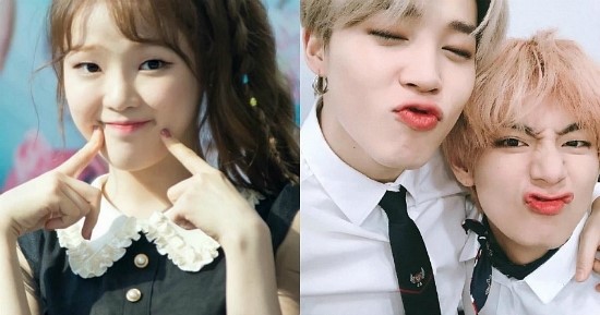  오마이걸 승희 BTS 지민,뷔 가장 친한 친구 사이