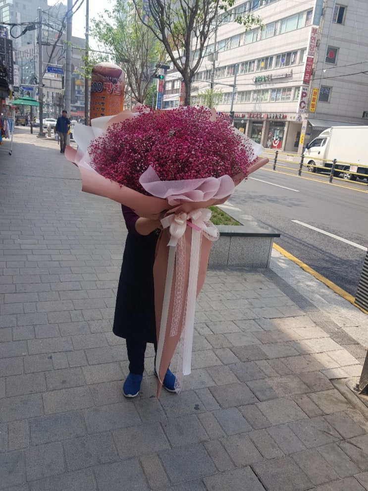  소란플라워 구리꽃집 자이언트꽃다발 대형꽃다발