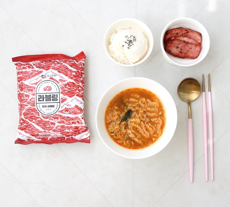  홍선영이 즐긴 한우라면 라블링 +++ 