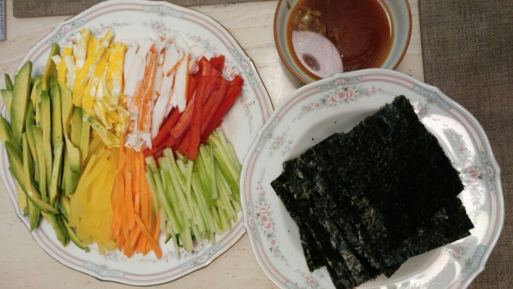  [내맘대로 만들어 먹는 파티초밥] 아보카도 초밥 만들기~