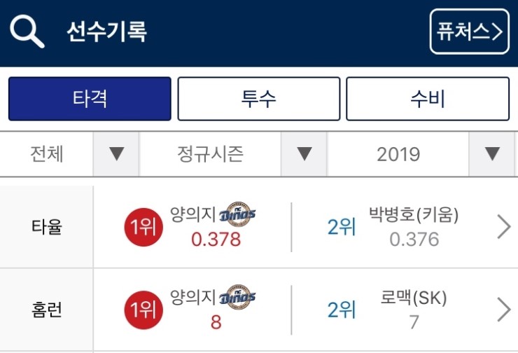  양의지 근황