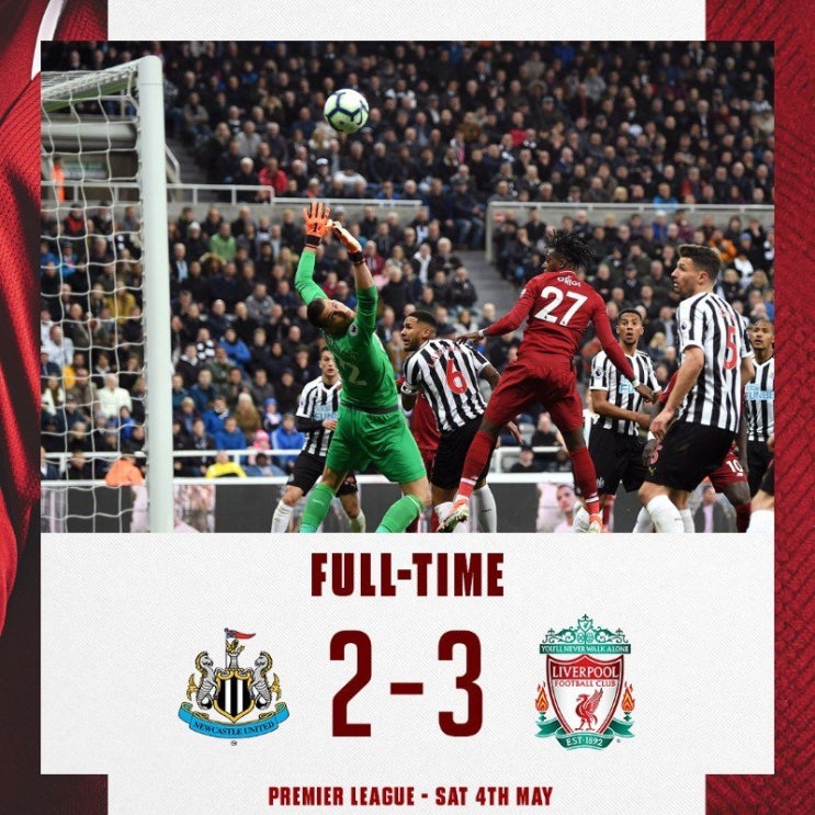  [EPL] 37R 리버풀 VS 뉴캐슬 : 오리기의 천금같은 골, 리버풀을 구하다!