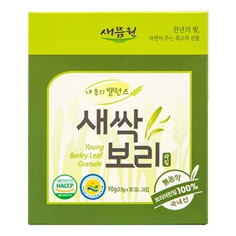  새뜸원 새싹보리 과립, 3g, 30포 살 수 있는곳