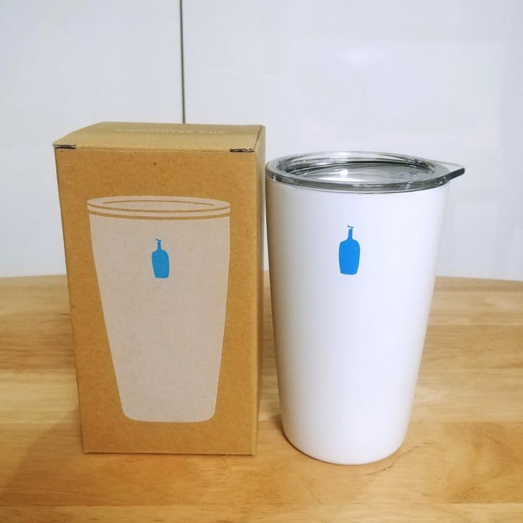  블루보틀 MD 화이트텀블러 커뮤터컵, 커피계의 애플 예쁘다 :)