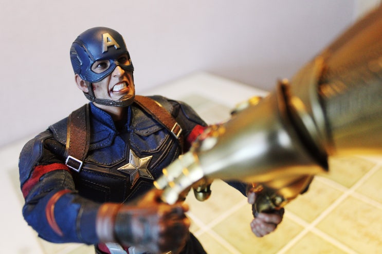  [재능기부] Civil War Captain America damaged /  Punisher Bat    feat. Deoki  - 엔드게임 스포주의!!