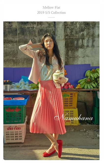  나무하나 플랫슈즈 베이지