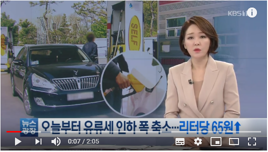오늘부터 유류세 인하 폭 축소…기름값 영향은? / KBS뉴스 오늘부터 유류세 인하 폭 축소…기름값 영향은? / KBS뉴스