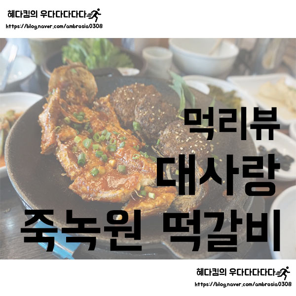  [먹리뷰]대사랑/대사랑시즌2/담양맛집/죽녹원맛집/담양떡갈비 맛집
