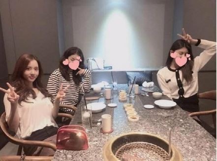  구구단과 밥 먹는 사진 올린 후 욕 먹자 '79만원 영수증' 내민 한서희