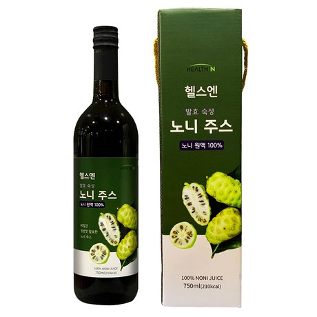  헬스엔 발효 숙성 노니주스, 750ml, 1개 사양 및 할인정보