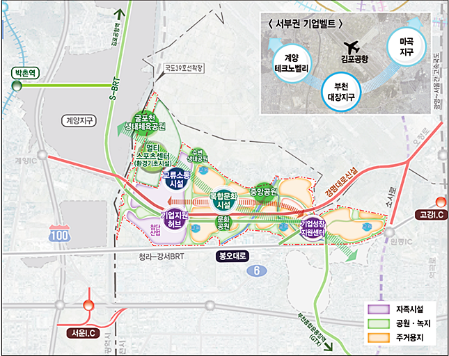  부천 대장에 2만가구 공급...'S-BRT' 신설하고 테마공원 조성(3기신도시 추가)
