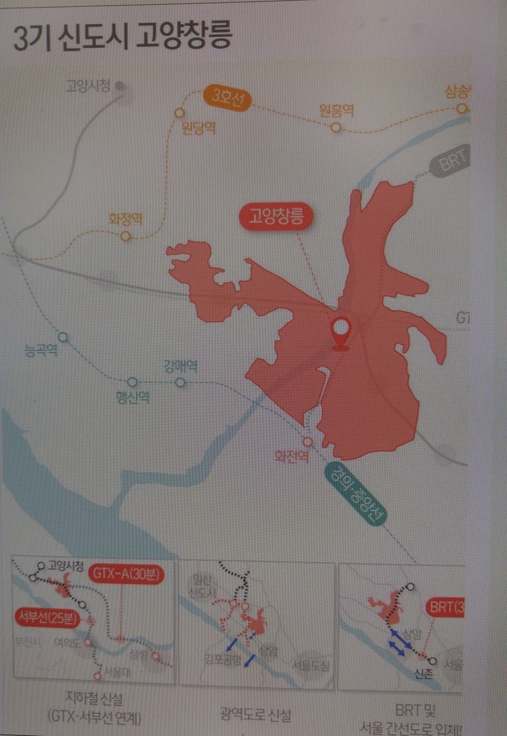  제3기 신도시 발표 고양창동지구에 대하여 