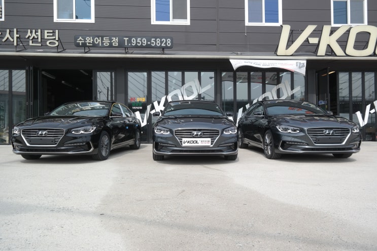  2019 그랜저ig 녹턴 그레이 토탈 튜닝 광주 브이쿨.