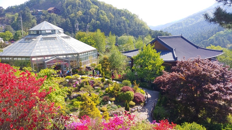 아침고요수목원 고산암석원 및 온실 , 허브정원 온실 추천