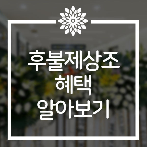  후불제상조혜택 검증받아 대처빠른 추모센터