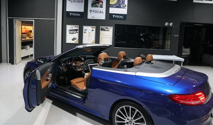 Mercedes-Benz C200 Cabriolet  카오디오, 보가 P1 장착으로 확연한 변화와 감동을!