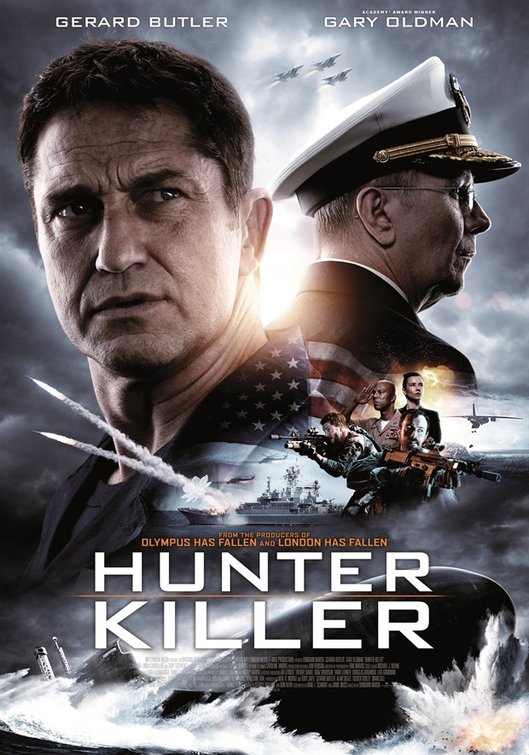 헌터 킬러(Hunter Killer)-돈을 좀 더 들였으면... 제법 볼만한 잠수함 액션 스릴러가 될뻔했네...