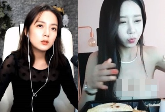 'BJ변신' 하나경, 강은비와 인터넷방송서 설전 "술자리서 실수" vs "증거있냐?".."매장시키려 하느냐" vs "반말할 사이 아냐".."화장실 끌고 가 머리 치면서 폭언"