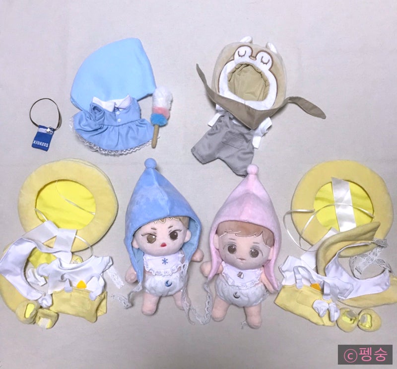 EXO Xiumin Minseok Lay Zhang Yixing 娃娃 A-ssing-i A-shoomini / 太可愛了吧 ㅠㅠㅠㅠ