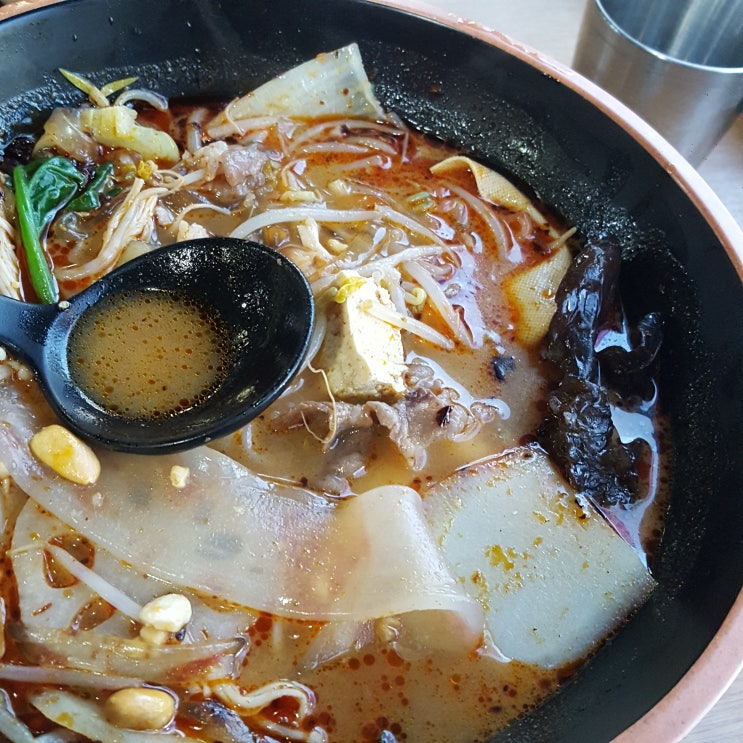  존맛탱 마라탕을 찾는 여정.....수원 마라탕 얜시부 후기,3단계 매워용