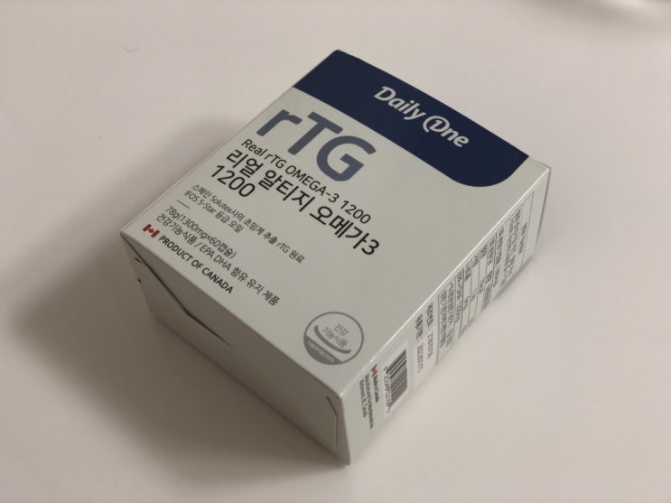  오메가3 / 오메가3추천 : 데일리원 리얼알티지오메가3 1200