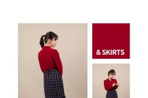 [1+1]여성 데일리 스판셔츠(블랙/버건디)