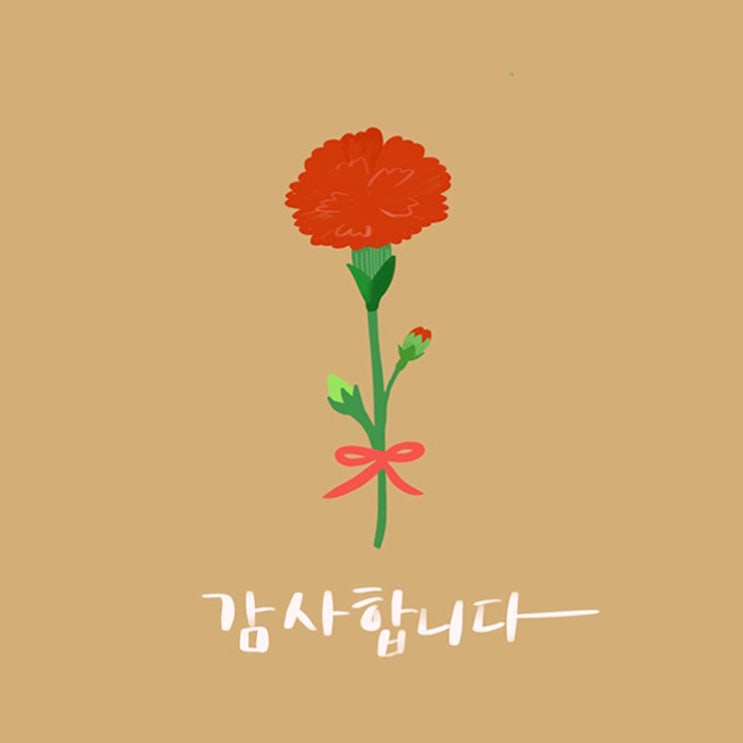  [일러스트] 어버이날 카네이션