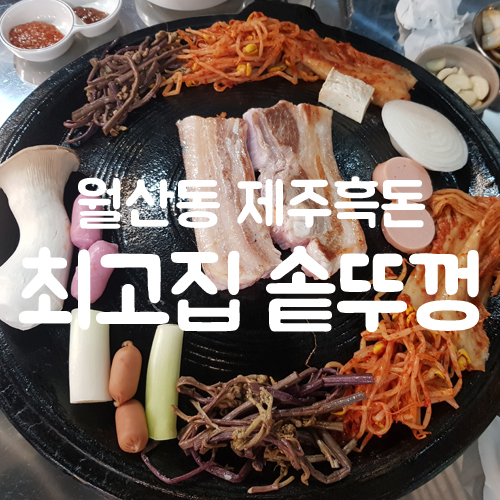  [광주] 월산동 최고집솥뚜껑 / 솥뚜껑오겹살 / 제주흑돈 / 무등시장 맛집