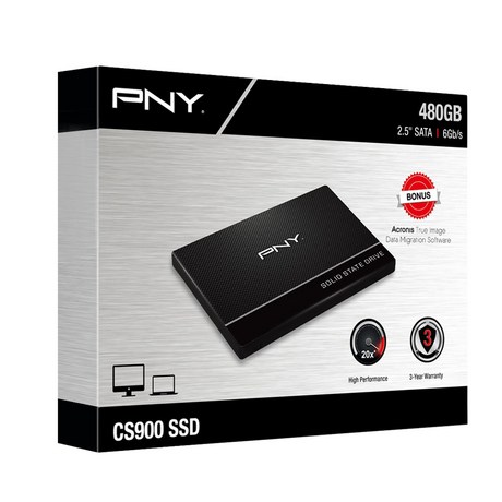 PNY CS900 3D NAND TLC SSD, 480GB