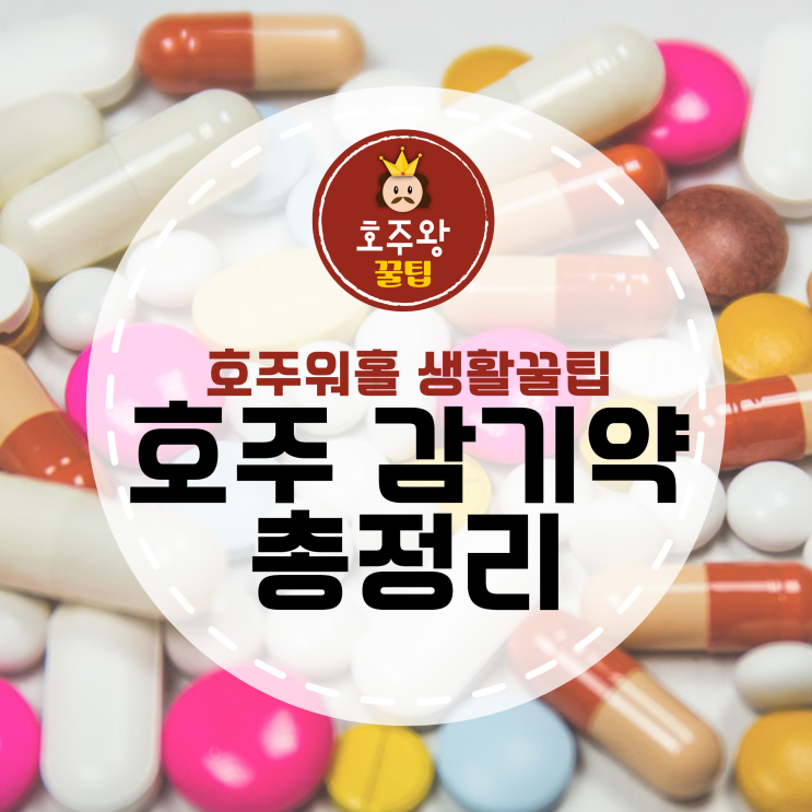  호주 감기약 총정리! 호주워킹홀리데이 호주워홀