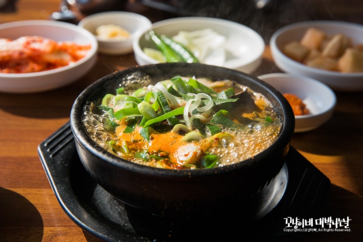  제주 성산 은희네 해장국 : 바다를 바라보며 속풀이 하기 뷰 최고