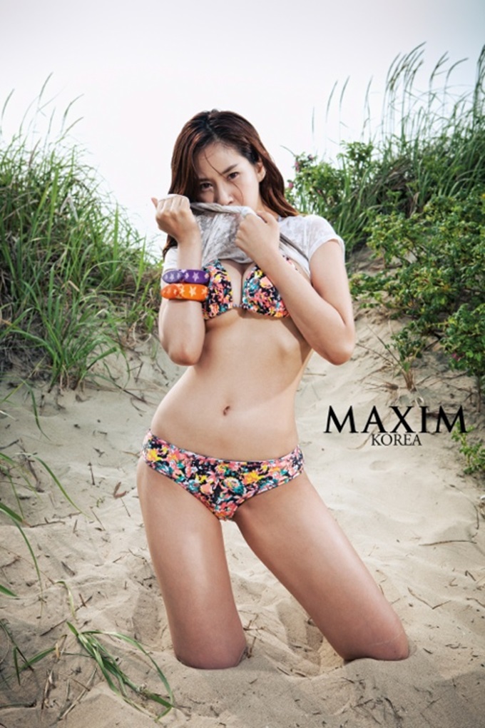  스포츠 모델 D컵 이서현 맥심 비키니 화보