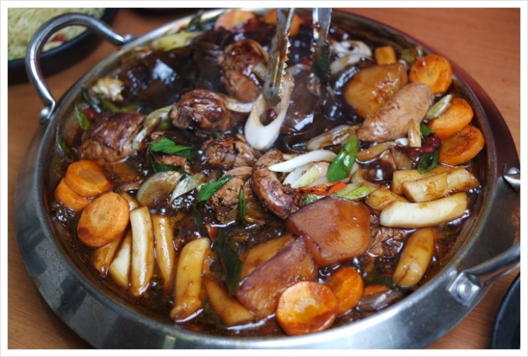   동대문롯데피트인 맛집 흥부찜닭 너무 맛있어요!