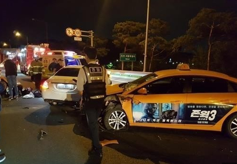  인천공항고속도로사고 한지성 소리없는 블랙박스