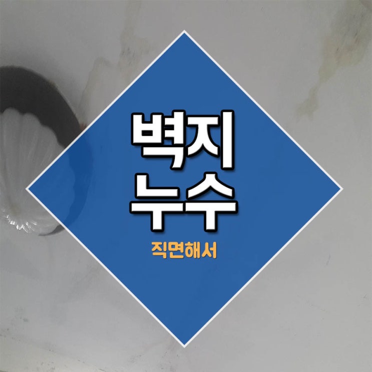  벽지누수 직면해서