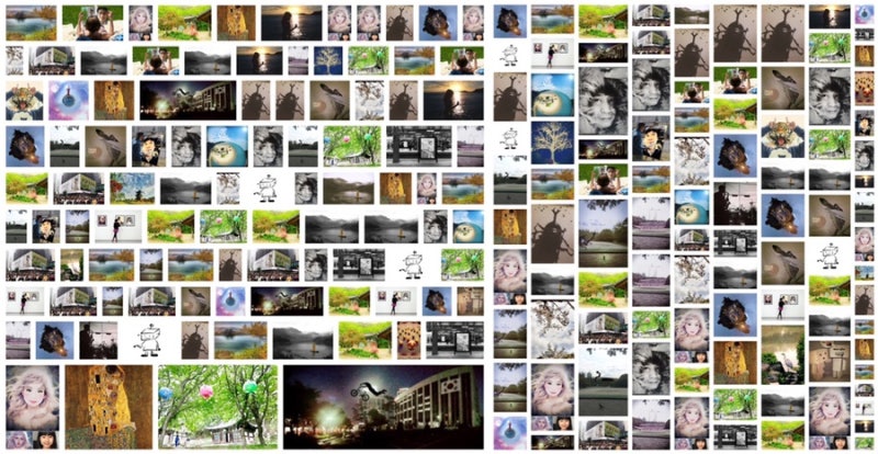 수십 장의 사진 합치기, 가능한 콜라주 사진앱 있나요?! : 네이버 블로그