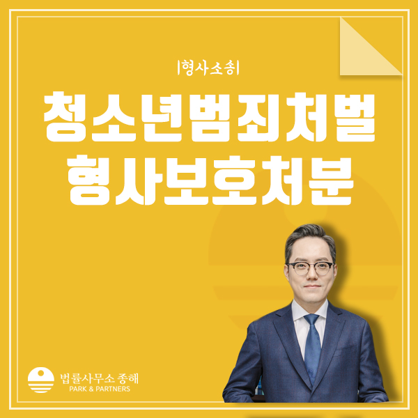 청소년 범죄 처벌, 형사고소 보호처분에 처했다면