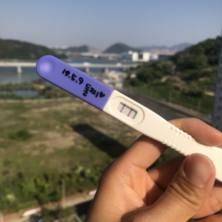  둘째임신! 임신 3주차 4주차 임테기 매직아이, 초기 피비침