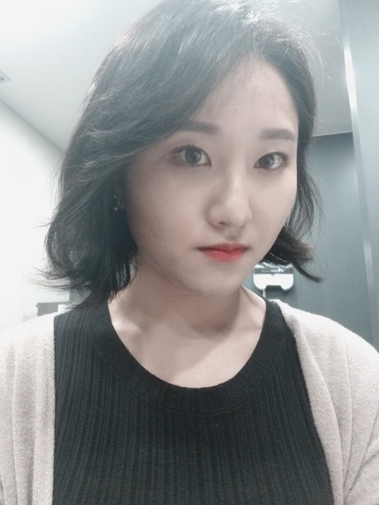  숙명여대미용실 리소헤어숙대점 호란쌤 단발C컬펌 후기!
