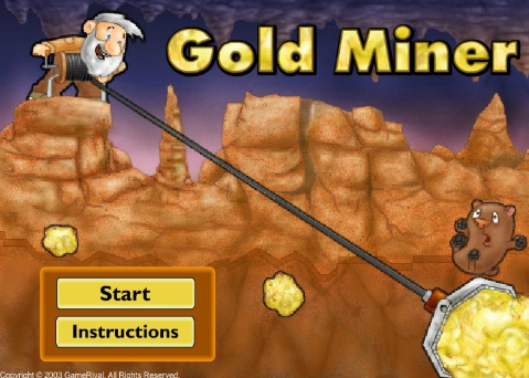 금캐기게임 goldminer