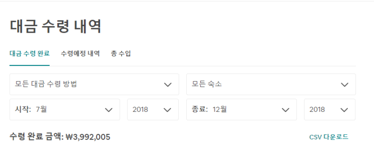  에어비앤비트립 수익 얼마나 될까? 6개월 운영 수익인증