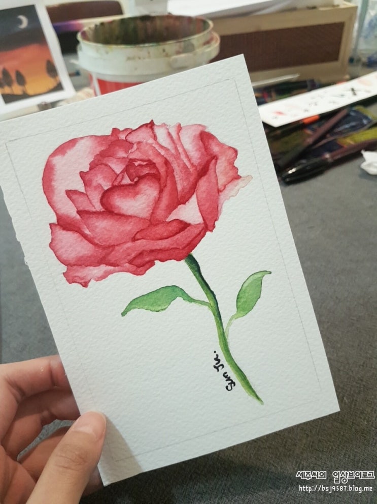  대구 원데이클래스 두리미술관 그림 그렸다!