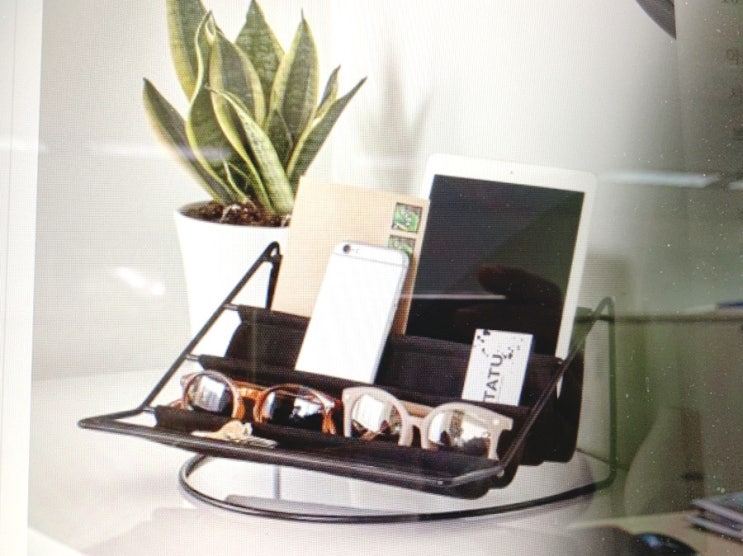  해먹 정리대(Hammock Organizer) 침대옆 사이드 테이블에 딱인데! 안경/스마트폰/테플릿 한 방에~
