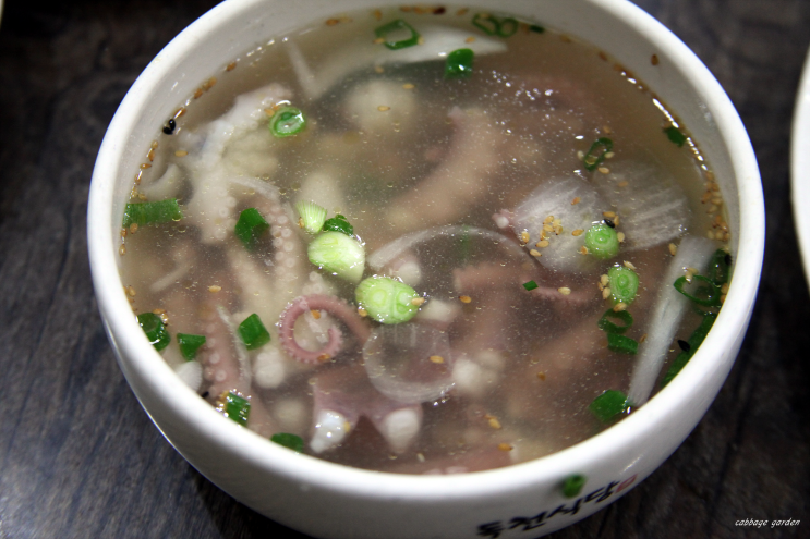  목포의 맛 독천식당의 낙지육회탕탕이!