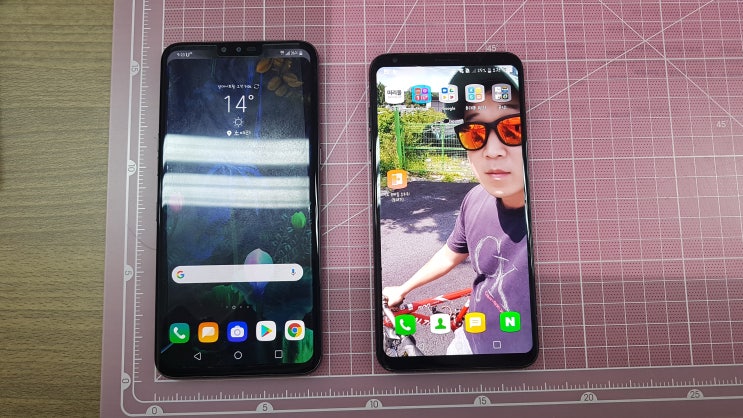  LG V30 vs V50 비교하기 (겉모양만)