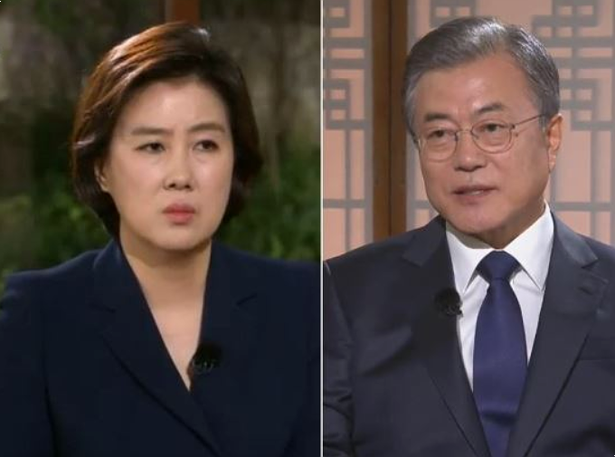 "문재인 억지미소, 영혼 털렸다" 송현정 기자 인정한 전여옥